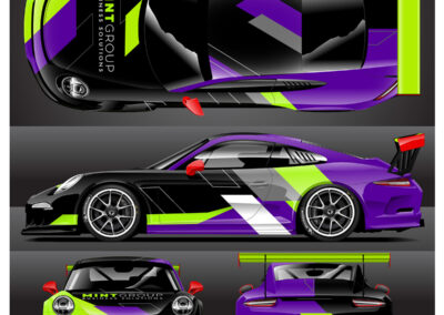 Mint 991 GT3 Cup livery design