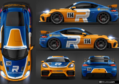 718 GT3 Clubsport RS livery design