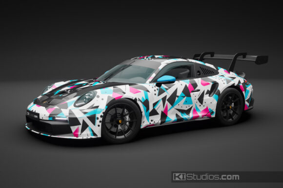 BAYSIDE 90s Inspired Porsche 911 Cup Livery Design