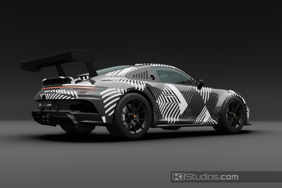 KI Studios Porsche Cup Car Livery Design - Converse