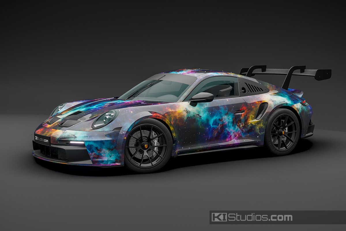 Porsche Racing Livery Wrap - Galaxy - KI Studios