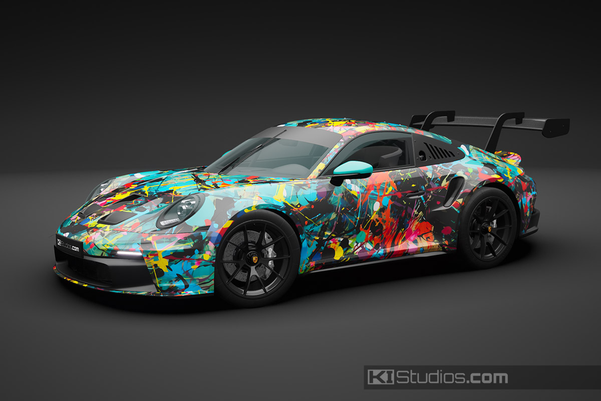 Porsche Livery Car Wrap - Hydrothermal