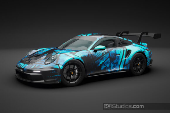 Riptide Porsche 992 Cup Car Racing Livery by KI Studios
