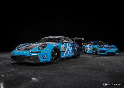 Montway Auto Transport Porsche 992 GT3 Cup Biometric Scan Livery