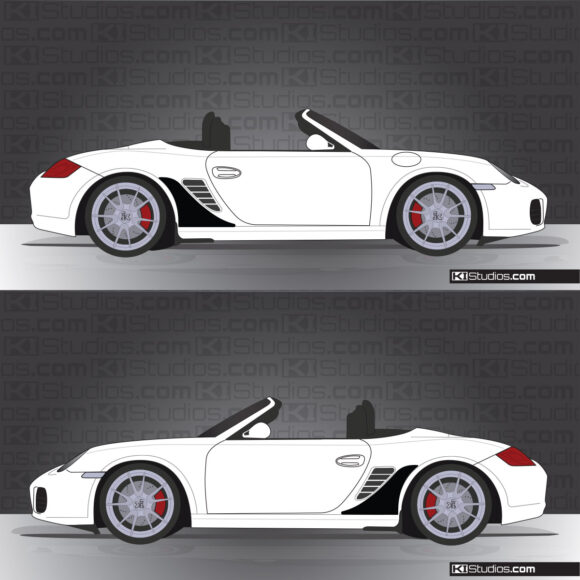 Porsche 987 Boxster PPF XL Stone Guards