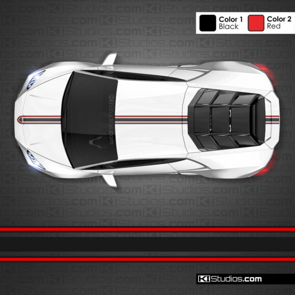 Lamborghini Huracan EVO LP 610-2 RWD Stripe Kit 003